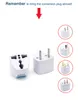 Universal Kr American European Au Eu Eu a US UK POWER Plug Adapters USA Israel Brasile Adattatore da viaggio convertitore Giappone