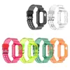 Designer FOR Apple watch 1 2 3 4 5 6 SE Clear TPU CASE Strap BANDS Unify Replacement Wristband Cover 50pcslot designerOOLQOOLQ