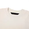 남자 티셔츠 천사 23SS 편지 인쇄 남성 대형 티셔츠 유니슬 애호가 패션 짧은 슬리브 탑 남자 친구 그래픽 티셔츠 j240228
