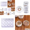 Acessórios de lentes de contato de alta qualidade elegante Colorf Contact Lens Cases Confortáveis ​​Contatos Gota Entrega Saúde Beleza Visão Ca Dhch1