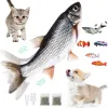 Spielzeug Flopping Fish Spielzeug für Hunde, elektrisch bewegend, realistischer Wackelfisch, Katzenminze, Katzenspielzeug, automatisches Haustier-Kauspielzeug für kleine, mittelgroße Hunde