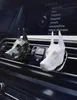 Désodorisant de voiture Doberman chien parfum accessoires Automobile intérieur parfum pour Auto sortie Clip décoration Lasting9411786