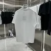 Erkekler Tasarımcı Giyim Ünlü T-Shirt Mektubu Baskılı Yuvarlak Boyun Saf Pamuk Kısa Kol Siyah Beyaz Moda Normal Edition Sıradan Erkek ve Kadın Tees