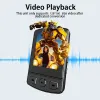 Lettore Lettore MP3 Bluetooth Clip portatile Walkman MP3 con qualità del suono senza perdita di qualità dello schermo per la registrazione sportiva Riproduzione video di eBook