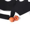 Confezione da 4 capi di abbigliamento per set di costumi GATTO, ali di pipistrello, cappello di Halloween, occhiali con colletto per piccole spedizioni