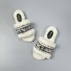 Internet Celebrity Hot Selling Girl's Fur Slipper for Outdoor Wear, Autumn and Winter New Soft Soles, Fashionable and Foreign Style, Parent-child Cotton
