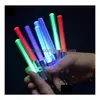 Outros suprimentos de festa de evento LED Lanterna Stick Keychain Mini Tocha Chaveiros Chaveiro Chaveiro Durável Caneta Brilhante Varinha Mágica Luzes Dhflj