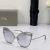 2024 lunettes de soleil carrées rétro pour femmes Cat Eye DITA 22035 Type d'anneau papillon Femmes Mode Lunettes de soleil coréennes Nouveau style LOGO