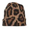 Berets Animal Imprimé bonnet de bonnet d'imprimé spot leopard Hip Hop Caps hommes Femmes Gym du gymnase Automne Hiver Graphique Élastique
