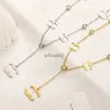 Ожерелья ожерелья любить цепочки женские украшения свадебная вечеринка в новом стиле ожерелье из нержавеющей стали оптом 240228