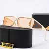 Projektant czterostronicowe okulary przeciwsłoneczne luksusowe wysokiej definicji lampart rama męska męskie damskie soczewki folowe mody okulary słoneczne gogle na plaży na zewnątrz