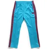 Pantaloni da uomo AWGE NEEDLES D Claic Webbing Track Stripe Butterfly Ricamo Pantaloni Uomo Donna Pantaloni sportivi albicocca