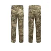 Pantalons pour hommes 2024 Frog Men American Training Robuste Wearable Camouflage Multi-fonctionnel Tactique Mâle Multi Poches