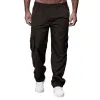 Брюки мужские брюки-карго с несколькими карманами Y2k Спорт на открытом воздухе для фитнеса повседневные брюки мужские свободные модные уличные брюки в стиле хип-хоп