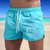 Herren-Bademode, Frühlings- und Sommer-Spleiß-Schwimmhose, Strand-Surf-Shorts