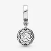 Nowy przylot 100% 925 Sterling Srebrny Otwartej Ball Ball Ball Charm Fit Fit Oryginał Europejski urok bransoletki biżuteria mody Acceso336j