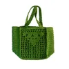 Дизайнерские сумки-тоут Соломенные пляжные модные сумки на плечо Женские сумки Летние тканые сумки для отдыха большой емкости