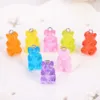 32pcs resin gummy candy necklace charms very cute keychain pendant necklace pendant for DIY decoration262C