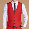 Suit Vest Men Jacket Sleeveless Vintage Fashion Spring Autumn Plus Size Waistcoat Chaleco Traje Hombre Wedding 240228