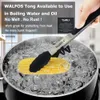 Walfos 22cm 및 30cm 식품 등급 100 실리콘 집게 주방 집게기구 요리 클립 클램프 샐러드 제공 BBQ 도구 240226