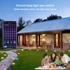 Lampada da esterno RGB impermeabile per prato LED Luci da inserimento per pavimento da giardino Lampada per atmosfera Striscia WIFI intelligente Tuya fai-da-te