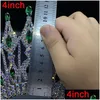 Jewelry Wedding Hair Jewelry Miss Universe Crown Queen Tiara Party Stage Show For Pageant 230815 Drop Delivery Wedding , Party Events Dhhpt
