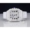 Diamonds Watch Wholele Carters Custom Hip Hop Moissanite Vvs Luxe Moissanite Mens Iced Out voor mannen cy
