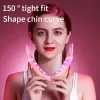 Mirrors Facial Lifting Device Led Photon Therapy Vibration Face Slimming Massager Double Chin Reducer V Shaped Chin Lifting Belt Hine