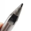 Narzędzia 5 mm skórzany owalny otwór dziurka owalny kąt Pasek Pasek narzędzia wykładziny