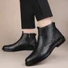 Ботинки, модные мужские ботинки с крокодиловым узором, брендовые мотоциклетные мужские военные тактические мужские туфли без шнуровки из натуральной кожи с низким берцем