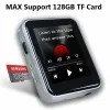 Leitor BENJIE X1 Mini Bluetooth MP3 Player 1,8 polegadas Touch Screen Leitor de vídeo musical portátil com fones de ouvido com fio de presente gratuito