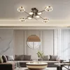 Lampadari di lusso con anello di diamanti Lampade a sospensione LED Cristallo Design moderno novità per camera da letto Ristorante Apparecchio per atmosfera nordica