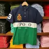 Polos à manches courtes pour hommes, 100% coton, haute qualité, édition London City, technologie de broderie, T-shirt style décontracté, à la mode