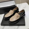 Zapatos de diseñador Sandalias de mujer Zapatos de plataforma de cuero Mocasines casuales Penny Zapatos de conducción Moda Hombre Zapatos de cuero cómodos Sandalia con hebilla perezosa