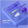 Tattoo Naalden Mast Pro 1Rl Gesteriliseerde Tattoo Cartridge Naalden Levering Permanente Make-up Ronde Liner 0,35Mm/0,30Mm 220214 Drop Delivery Dhs64