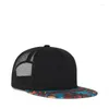 Bollkapslar Premium Floral Flower Hawaiian bomullsjusterbara snapback-hattar Män kvinnors hip-hop platt Bill Baseball