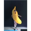 Mascot kostymer professionell kostym adt storlek banan druvor vattenmelon ananas äppelfrukt halloween jul droppleverans appare dhken