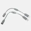 Kablolar 100pcs/lot usb ayrılıklı kablo adaptör kordon değiştirme Xbox 360 kablolu oyun denetleyicisi için USB dönüştürücü kablosu