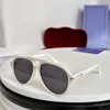 Gafas de sol de diseño de montura completa, diseño de doble haz, patas con letras, gafas de sol polarizadas, conducción del piloto contra gafas protectoras ultravioleta