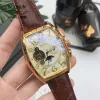 Calzini Moda Uomo Orologi Uomo Orologi meccanici automatici Tonneau Orologi Uomo Orologi fasi lunari Montre Homme impermeabile