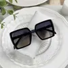 Original 1to1 2024 New H Home Korean Edition Trendy Large Frame Sunglasses with Advanced Sense in Wind for Women UV Protection and Small Face I2WL