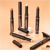 Eye Shadow Cream Eyeshadow Stick Highlighter Makeup Long-Lasting Waterproof Crease-Proof Blendable Eye Shadow Applicator Sticks Pen Ey Dhzqy