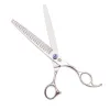 Clippers Dog Grooming Scissors Professional 8 "440C Big Size Thinning Shears Dog Hair Trimmer Chunker SCISSORS Finshbone Teeth