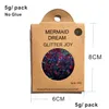 Временные татуировки Gl03 One Pack Of Mermaid Dream Коренастые глаза с блестками для лица Украшения для тела с блестками Фестиваль Танцевальный макияж Art Drop Del Dhdwl