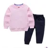 Conjuntos de roupas nova moda infantil marca conjuntos de treino meninos e meninas ternos esportivos primavera moletom com capuz ao ar livre roupas causais 2 ote69