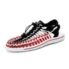 Sandali Trendy Summer Street Uomo Designer White Beach Ciabatte casual Scarpe comode Zapatos Hombre in tessuto piatto