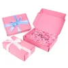 5pcs10pcspink gift box corrugated clothing general transport packaging small carton 240226