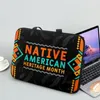 Boodschappentassen Afrikaanse Tribal Totem Patroon Print Laptoptas Voor Apple Huawei Universele Reishandtas 10.12.13.15.17Inch Computerkast