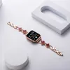 Designer Metal Straps For Watch Band 44mm 42mm 40mm 38mm 41mm 45mm Four-Leaf Clover Replacement Strap Iwatch 6 SE 5 4 3 2 1 SmartWatch7397137