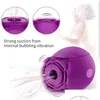 Autres articles de beauté de santé Vibromasseurs en forme de rose Érotique Nipple Sucker Oral Clitoris Stimation Powerf Jouets pour Drop Delivery Health Bea Dhmsu